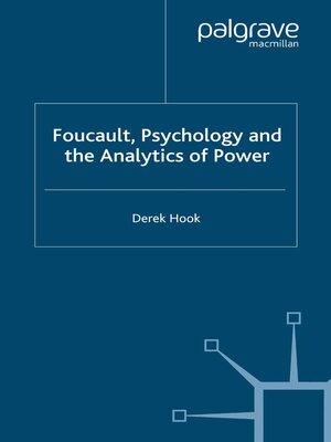 cover image of Foucault, Psychology and the Analytics of Power